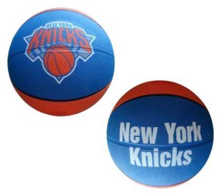 (Mis 1) Mini Ball NBA Basket NEW YORK KNICKS (Rosso-Azzurro)…x50
